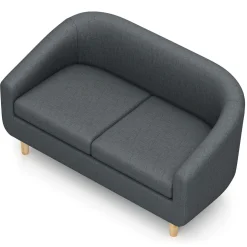 Sofa HEATHER 2-Sitzer anthrazit