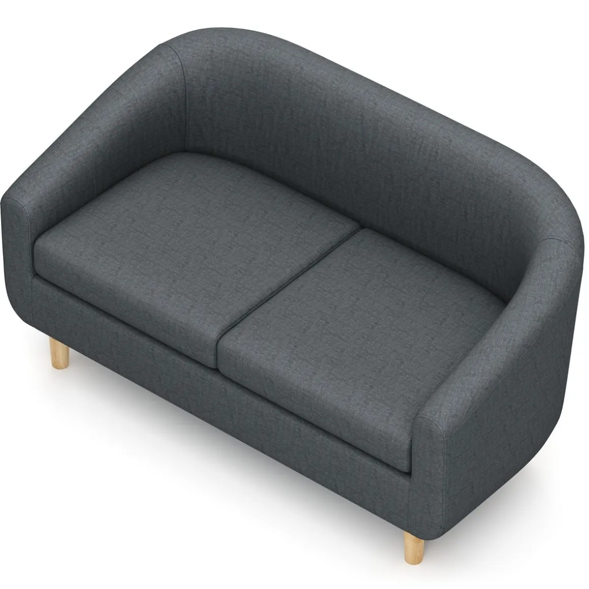 Sofa HEATHER 2-Sitzer anthrazit
