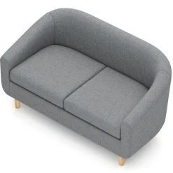 Sofa HEATHER 2-Sitzer grau