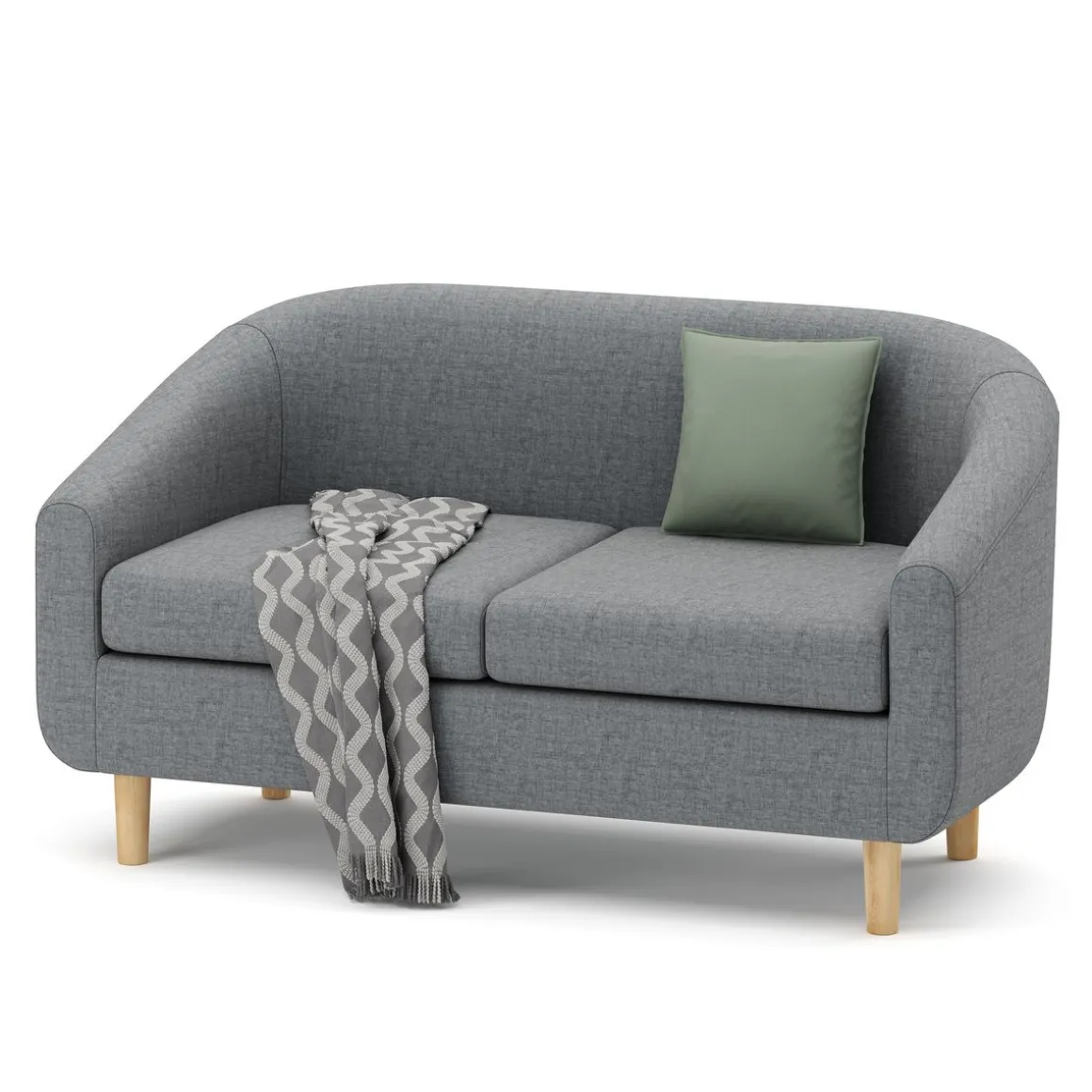 Sofa HEATHER 2-Sitzer grau