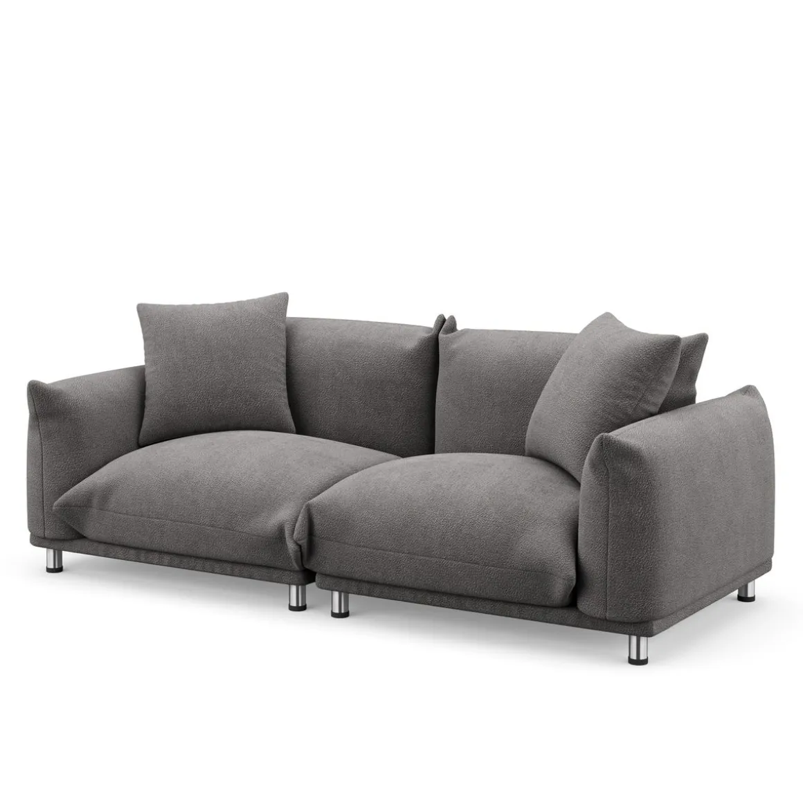 Sofa KAJA 3-Sitzer anthrazit