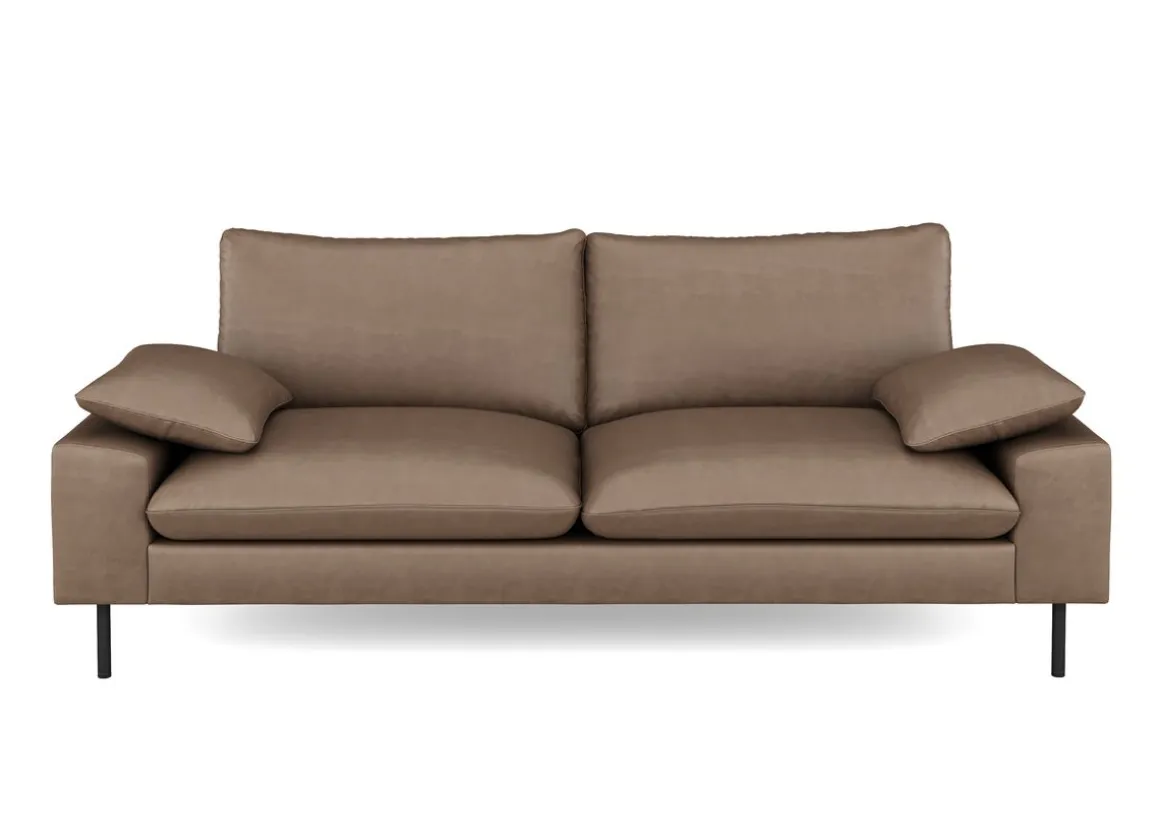 Sofa Leder ADELE braun