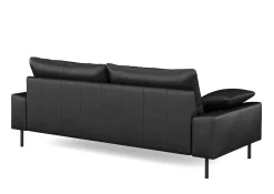 Sofa Leder ADELE schwarz