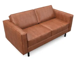 Sofa Leder DUKE 2-Sitzer braun