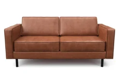 Sofa Leder DUKE 3-Sitzer braun