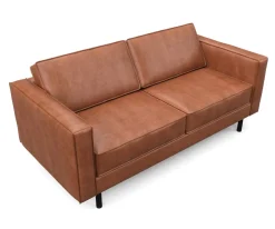 Sofa Leder DUKE 3-Sitzer braun