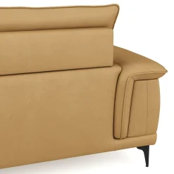 Sofa Leder GAVIN 3-Sitzer braun
