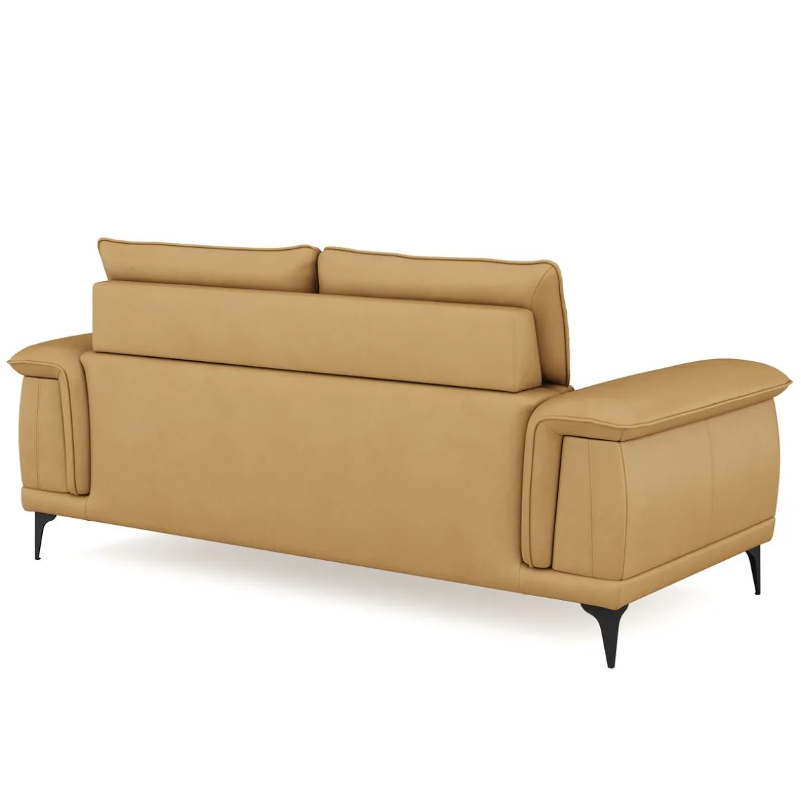 Sofa Leder GAVIN 3-Sitzer braun