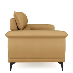 Sofa Leder GAVIN 3-Sitzer braun