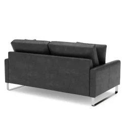 Sofa Leder GIAN 2-Sitzer anthrazit