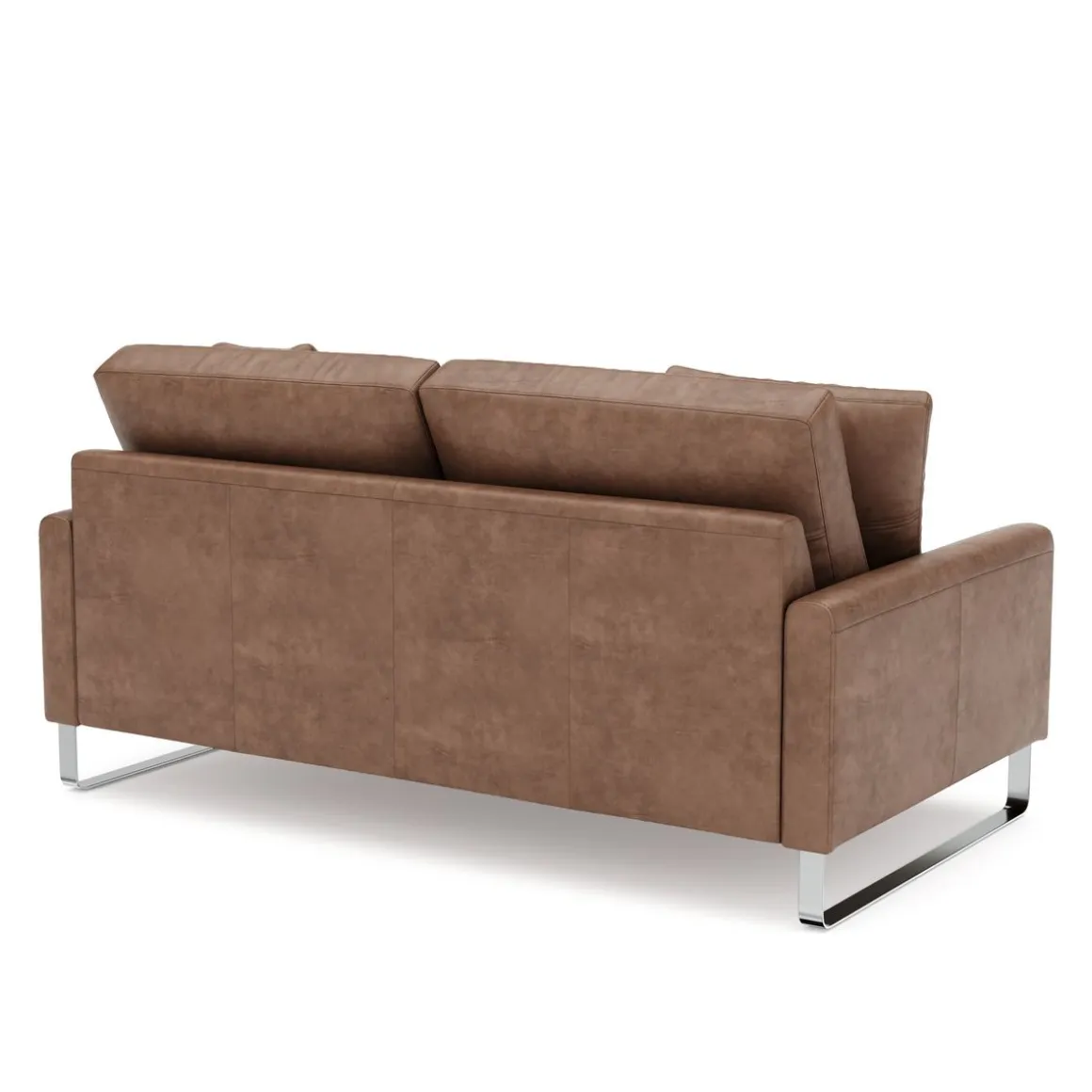 Sofa Leder GIAN 2-Sitzer braun