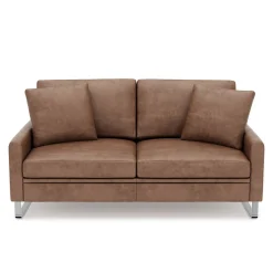 Sofa Leder GIAN 2-Sitzer braun