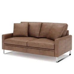 Sofa Leder GIAN 2-Sitzer braun