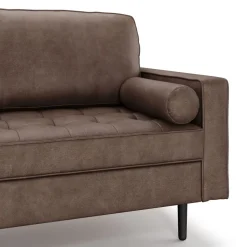 Sofa Leder OLIVER braun