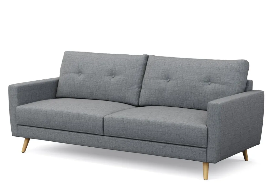 Sofa MANDY 3-Sitzer grau