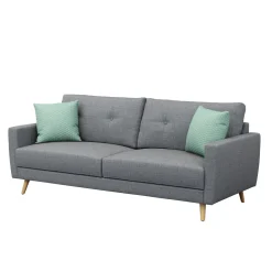 Sofa MANDY 3-Sitzer grau