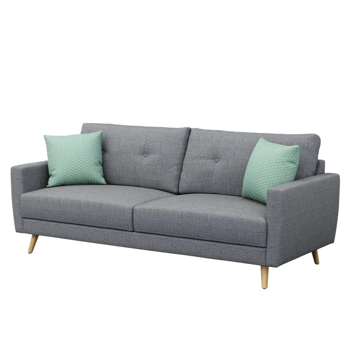 Sofa MANDY 3-Sitzer grau
