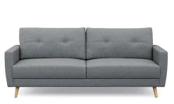 Sofa MANDY 3-Sitzer grau