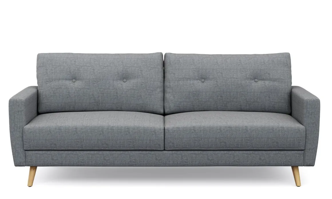 Sofa MANDY 3-Sitzer grau