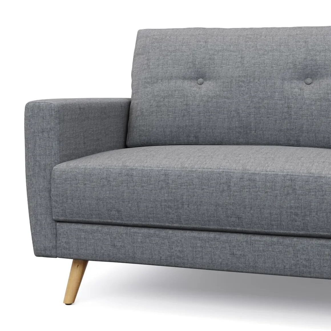 Sofa MANDY 3-Sitzer grau