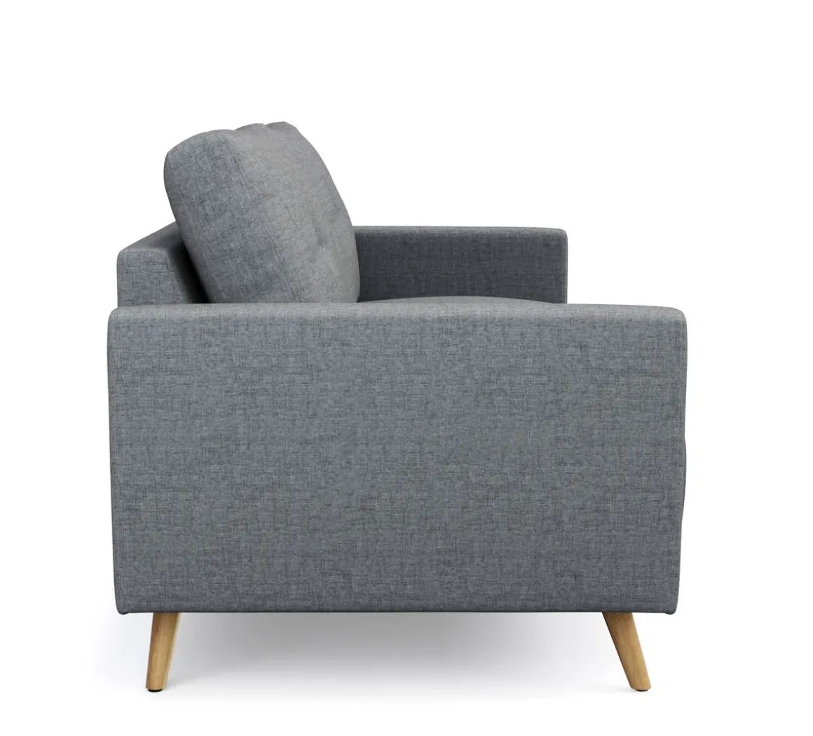 Sofa MANDY 3-Sitzer grau