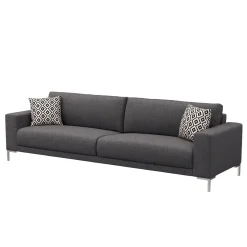 Sofa NOREEN 3-Sitzer anthrazit