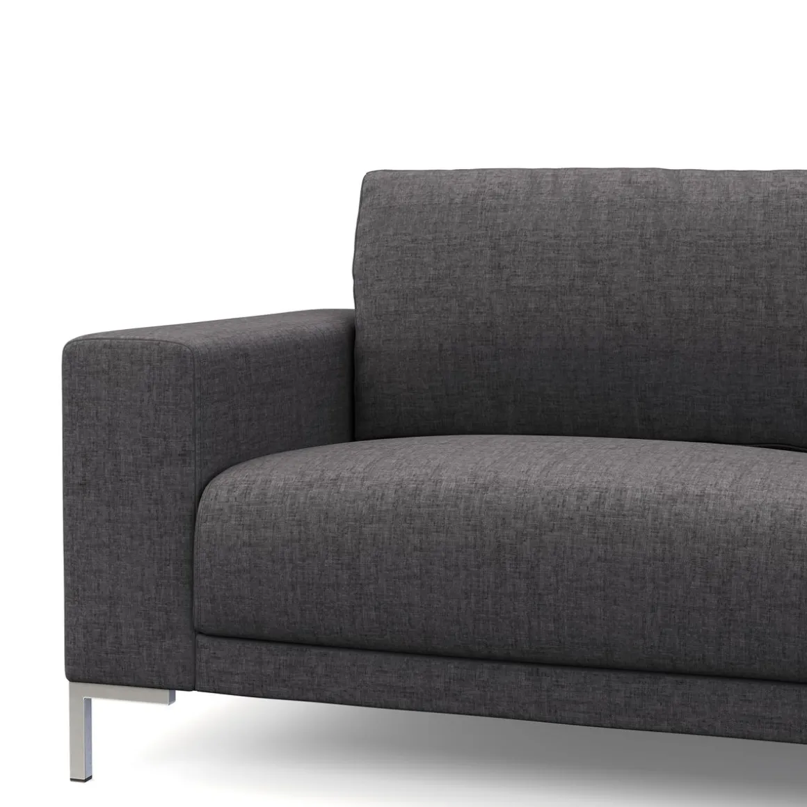 Sofa NOREEN 2-Sitzer anthrazit