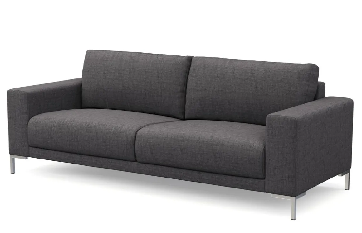 Sofa NOREEN 2-Sitzer anthrazit