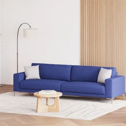 Sofa NOREEN 3-Sitzer blau