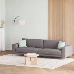 Sofa NOREEN 3-Sitzer grau