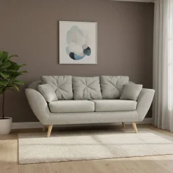 Sofa POSY 3-Sitzer grau