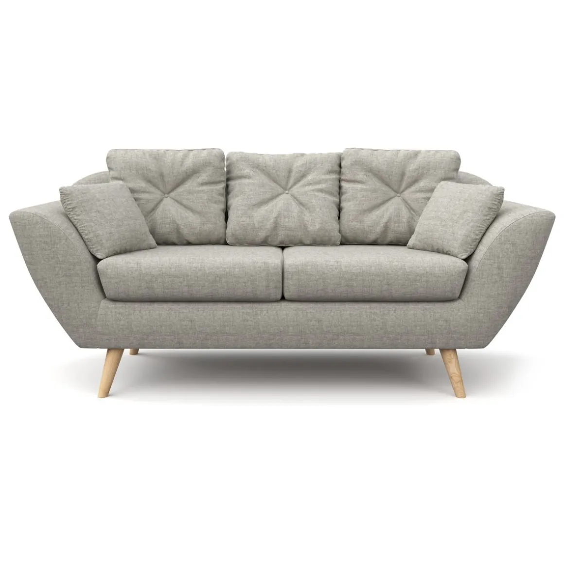 Sofa POSY 3-Sitzer grau