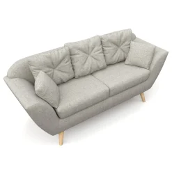 Sofa POSY 3-Sitzer grau
