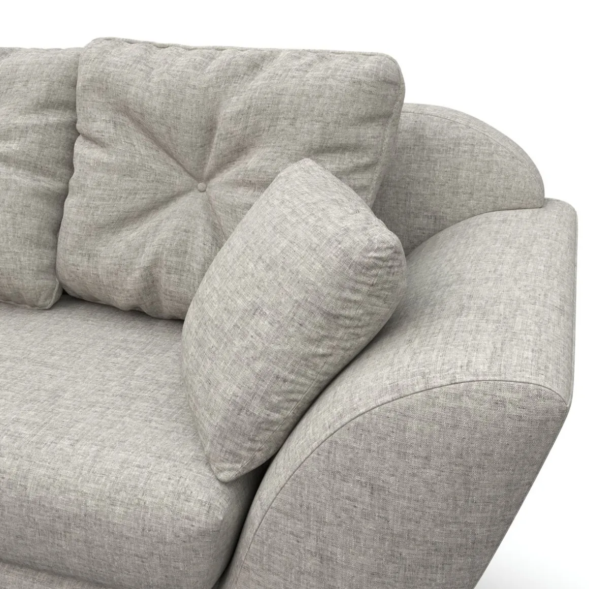 Sofa POSY 3-Sitzer grau
