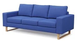 Sofa RONNY 3-Sitzer blau