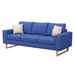 Sofa RONNY 3-Sitzer blau