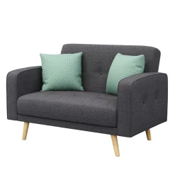 Sofa SAIDY 2-Sitzer anthrazit