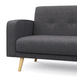 Sofa SAIDY 2-Sitzer anthrazit