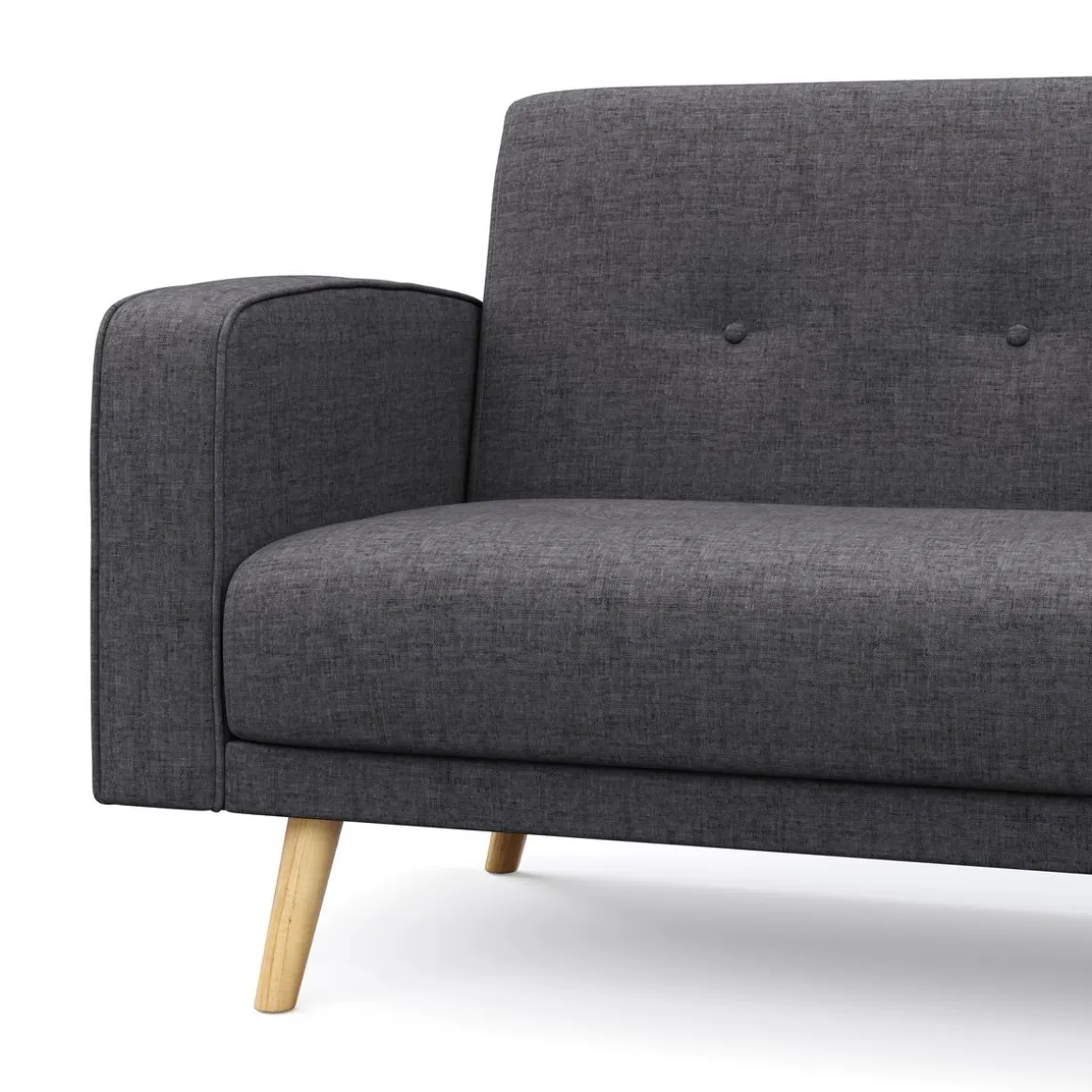 Sofa SAIDY 2-Sitzer anthrazit