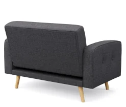 Sofa SAIDY 2-Sitzer anthrazit