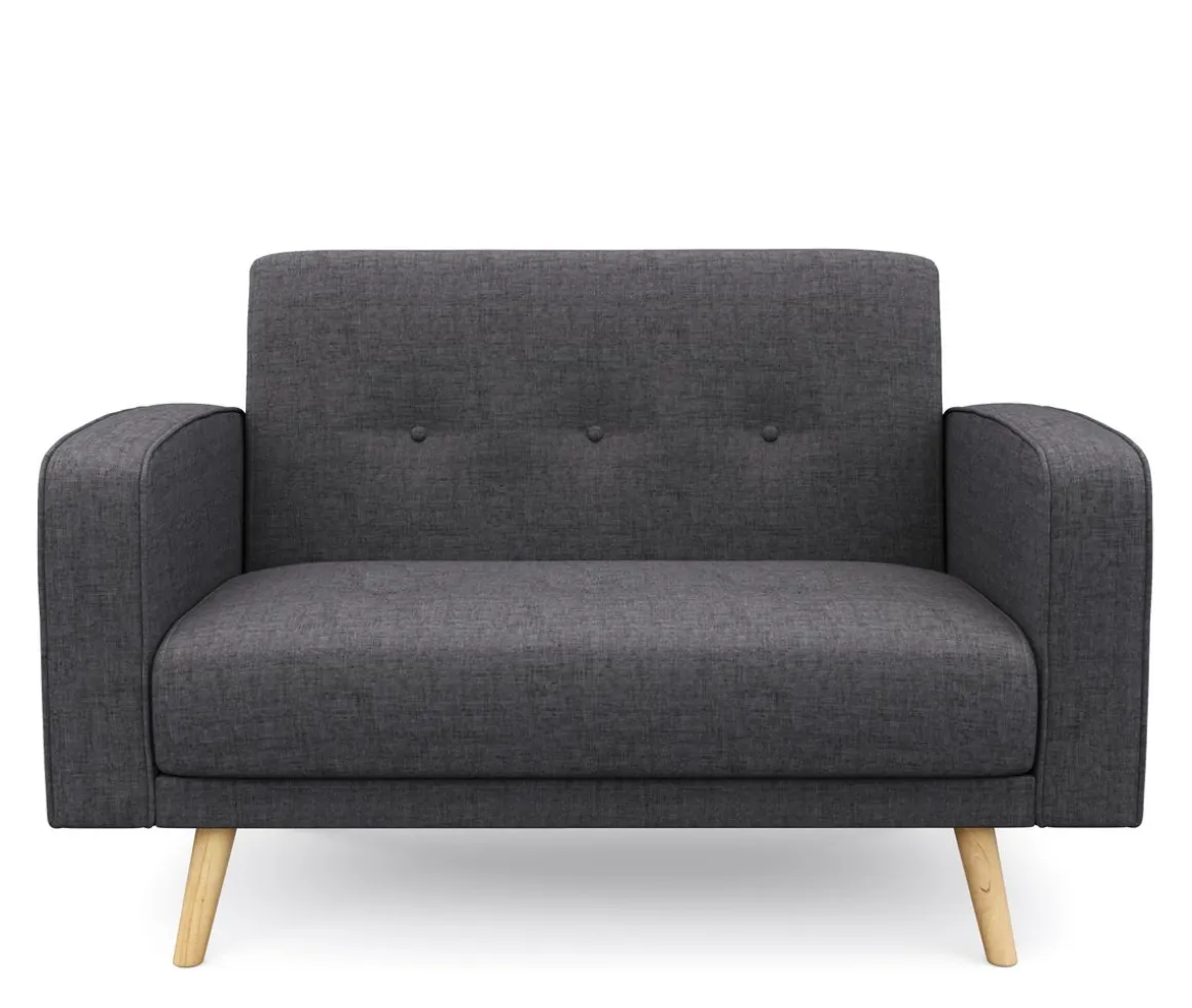Sofa SAIDY 2-Sitzer anthrazit