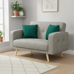 Sofa SAIDY 2-Sitzer grau