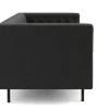 Sofa Samt CEDRIC 3-Sitzer anthrazit