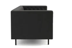 Sofa Samt CEDRIC 3-Sitzer anthrazit