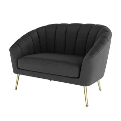 Sofa Samt DARIA anthrazit
