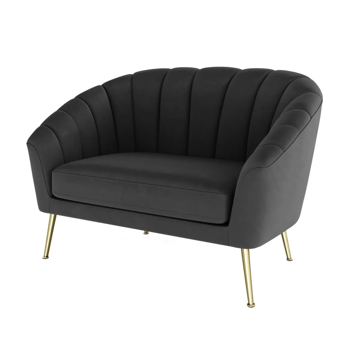 Sofa Samt DARIA anthrazit