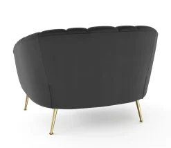 Sofa Samt DARIA anthrazit