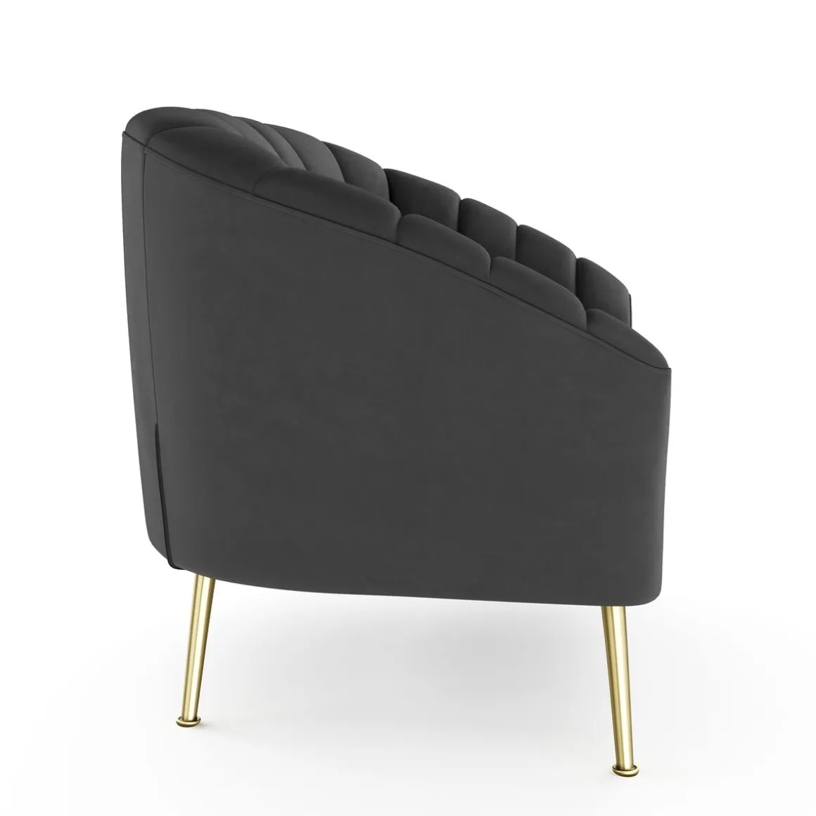 Sofa Samt DARIA anthrazit