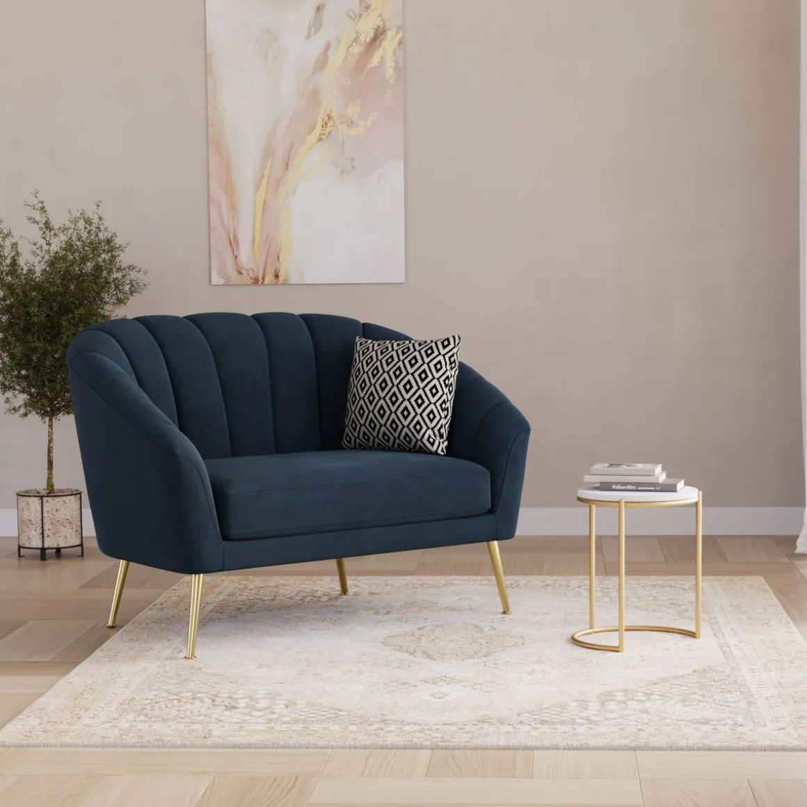 Sofa Samt DARIA petrol