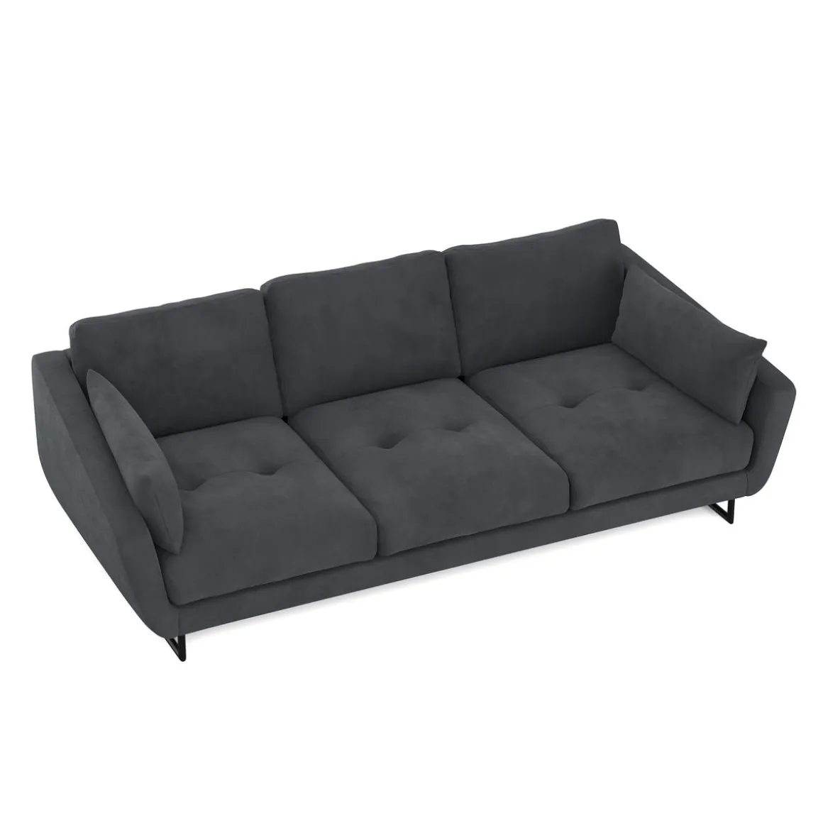 Sofa Samt DIYA anthrazit